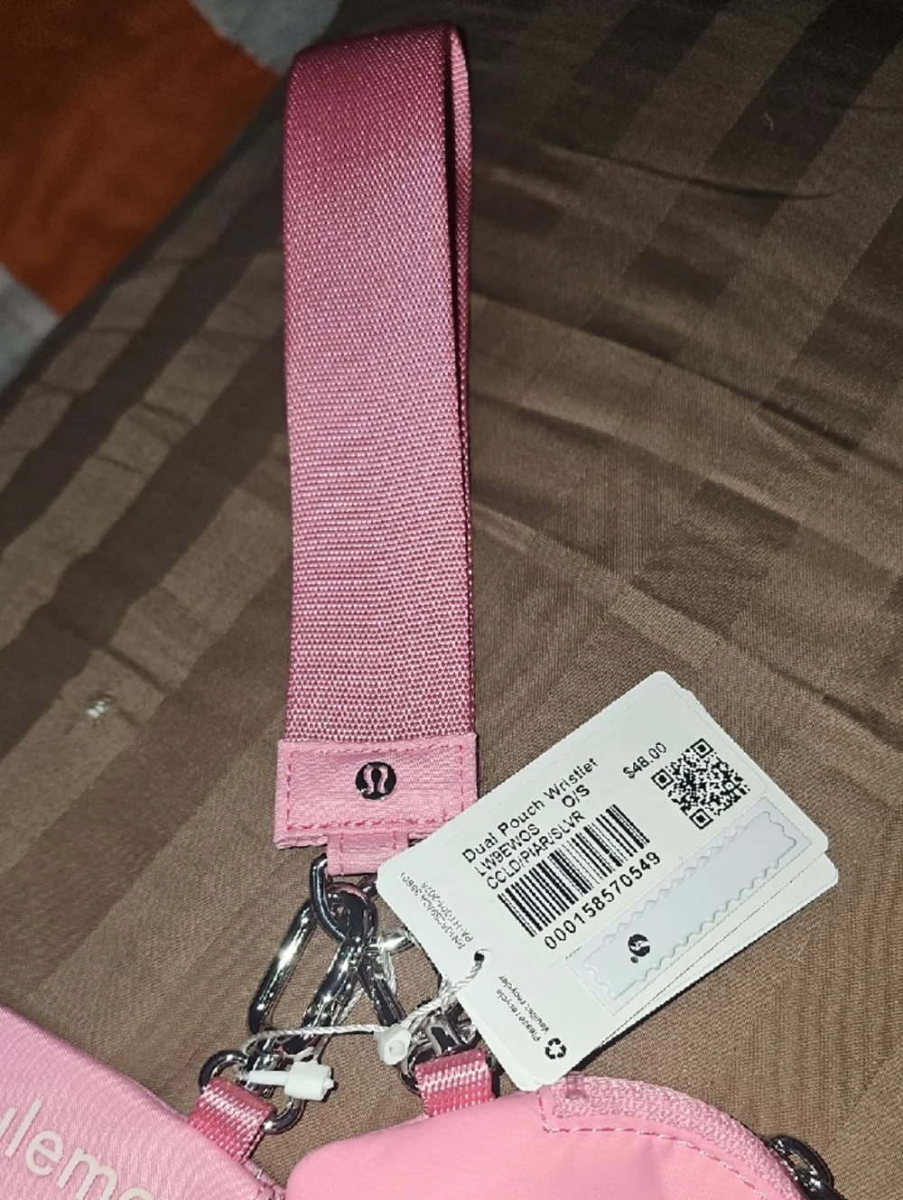 Lululemon Dual Pouch Wristlet!! Nwts, New Drop! CCLD/PIAR/SLVR!! Dont Miss Out!!